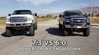 Ford Powerstroke Showdown 73 vs 60  Which Is Best [upl. by Wixted527]