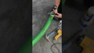 How to Install a Camlok fitting on a suction hose [upl. by Eylk680]