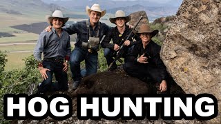 NFR Cowboys goes Hog Hunting at Freeman Ranch [upl. by Malvie]