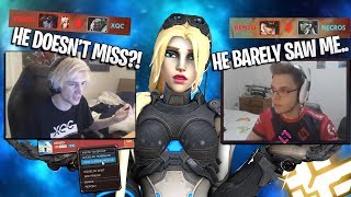 Twitch Streamers reaction to me killing them with WidowmakerHanzo  Overwatch [upl. by Toshiko]