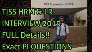 TISS HRM Interview 2019 PI questions experience [upl. by Octavius]