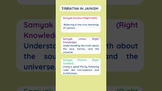 Triratna in JAINISM  jainism [upl. by Nelan]