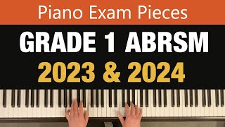 ABRSM PIANO  Grade 1  2023 amp 2024  Selected Exam Pieces [upl. by Eiffub337]