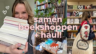 boekshoppen met mij in Den Haag veel boeken kopen en haul 💛📚 [upl. by Annoled]