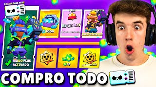 COMPRO TODO EL NUEVO PASE de BATALLA de CYBERLUCHA en BRAWL STARS [upl. by Acirem877]