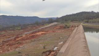 Oroville Spillway February 13 2017 [upl. by Amliv683]