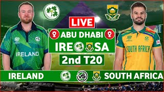 Ireland vs South Africa 2nd T20 Live Scores  IRE vs SA 2nd T20 Live Scores amp Commentary [upl. by Aniroz650]