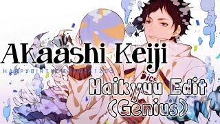 Akaashi Keiji  Haikyuu Edit Genius [upl. by Scribner]