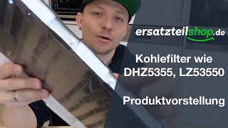 ersatzteilshop basics Kohlefilter für DHZ5355 LZ53550 ect  Videovorstellung [upl. by Possing]