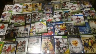 TODA MI COLECCION DE JUEGOS DE FUTBOL [upl. by Fleta375]