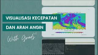 Tutorial GrADS Visualisasi Kecepatan dan Arah Angin Menggunakan Reanalysis Dataset ERA5 ECMWF [upl. by Hymie]