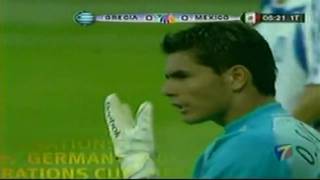 LA MEJOR ATAJADA DE OSWALDO SANCHEZ MEXICO VS GRECIA HD [upl. by Akelahs]