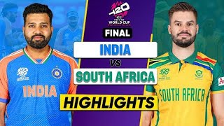 ICC T20 World Cup 2024  India vs South Africa Full Highlights 2024 IND VS SA FINAL 2024 Highlight [upl. by Oliver519]