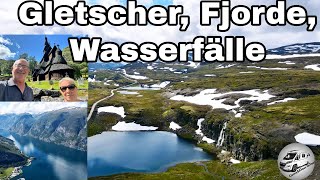 234 Gletscher Fjorde Wasserfälle Norwegen 2024 [upl. by Broddie]