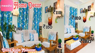 Meesho Home Decor Living Room Makeover in Budget meesho homedecor Meesho [upl. by Ahsap]