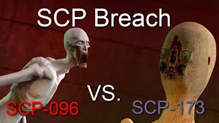 SCP096 Vs SCP173 SFM [upl. by Edmonda]