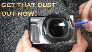 Canon PowerShot Inside Lens Cleaning and Lens Curtain Reassembly [upl. by Roslyn]