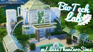 Sims 4  Interior Design BioTech Lab W LessThanZero Sims [upl. by Alrzc]