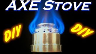 DIY  How To Make An AXE Can Alcohol Stove [upl. by Asaret343]