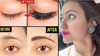 How To Grow THICK EYEBROWS amp LONG EYELASHES Naturally  100 Results in Just 2 Weeks [upl. by Notak]