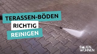 Gartentipp TerrassenBöden richtig reinigen und versiegeln [upl. by Akienom]