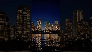 nightshot downtownvancouver highrise water [upl. by Justus]