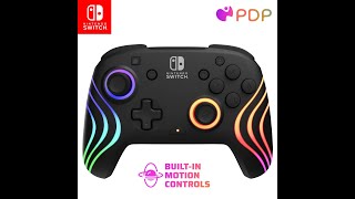 ChristCenteredGamercom Unboxes the PDP Afterglow Wave Wireless Controller for Nintendo Switch [upl. by Ynolem]