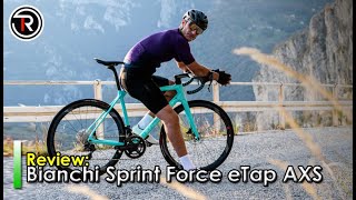 Bianchi Sprint Force eTap AXS Review [upl. by Ansell]