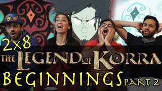 The Legend of Korra  2x8 Beginnings Part 2  Group Reaction [upl. by Atnuahsal]