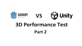 Unity vs Godot 4 3D performance test Part 2 With Godot 4 export binary release [upl. by Arodaeht]