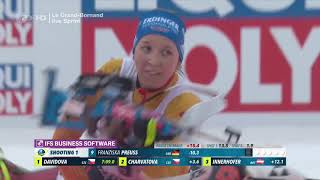 Biathlon  quot Sprint Damen quot  Annecy  Le Grand Bornand 2019  quot Sprint Women quot [upl. by Penman957]