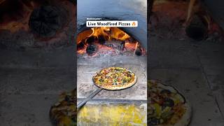 Live Woodfired Pizza On delhi Streers ytshortsindia youtubeshortsindia pizza delhistreetfood [upl. by Yarased]