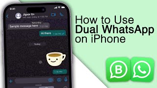 How to Use dual WhatsApp in iPhone 2024 [upl. by Yttocs396]