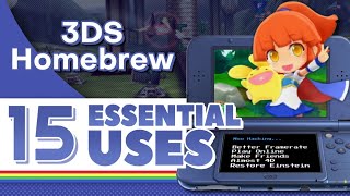 15 Essential Uses for 3DS Homebrew [upl. by Bricker]