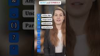 Signs amp Symbols in English  Learn Useful Vocabulary shrots SignsAndSymbols EnglishLanguage [upl. by Notla]