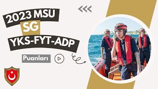 2023 MSÜ Adaylarının YKS FYT Puanları SG msü msüadp msüsonucları [upl. by Idner]