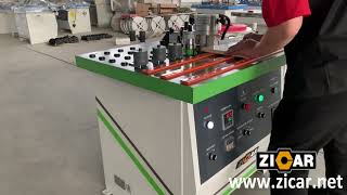 ZICAR Manual edge bander Edge Banding Machine MF515B [upl. by Woodford]