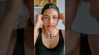 Get rid of forehead lines amp wrinkles 👆🏼 watch full video faceyogaexercises shorts skincare [upl. by Otrebcire]