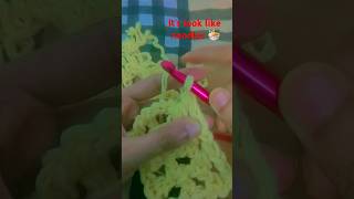 Im crocheting noodles 🤪youtubeshorts crochet trending [upl. by Craggie]