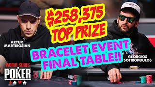 WSOP 2024  Bracelet Event with 258375 Top Prize Condensed Final Table [upl. by Shanon404]