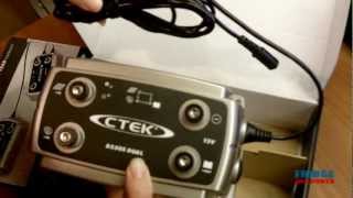 CTEK D250S Dual battery charger  how its delivered [upl. by Wsan136]