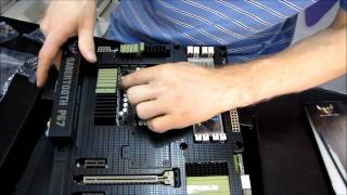 Asus Sabertooth P67 Core i7 LGA1155 Motherboard Unboxing Linus Tech Tips [upl. by Ninnetta]