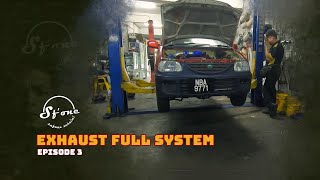 Mini G Ep 3  Full system exhaus pipe  L5  Kancil 10 [upl. by Uno860]