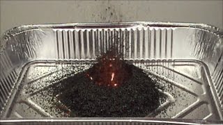 Chemistry experiment 45  Ammonium dichromate volcano [upl. by Brookhouse]