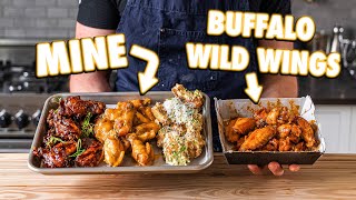 Making Buffalo Wild Wings And Sauces At Home  But Better [upl. by Kallman]