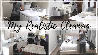 REALISTIC CLEANING  MY EVERYDAY CLEANING ROUTINE  CLEAN WITH ME [upl. by Phillane]