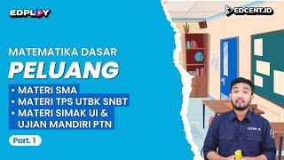 PELUANG – Materi Matematika Dasar UTBK SNBT dan SIMAK UI  Part1 [upl. by Dorahs]