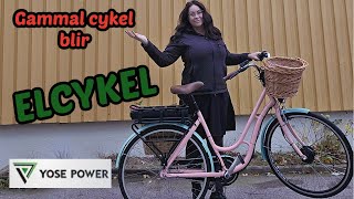 Min gamla cykel blir elcykel med Yose Power [upl. by Aihsekram770]