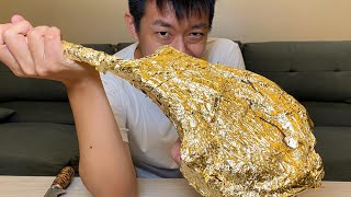 如何製作黃金戰斧牛排！How to Make Golden Tomahawk Steak [upl. by Colpin20]