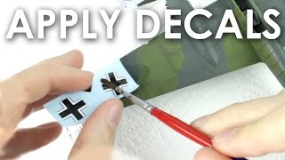 How to Apply Decals to a Model [upl. by Sinnel]